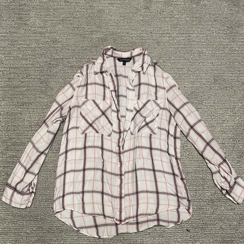 Express Women’s Small Flannel Button Up